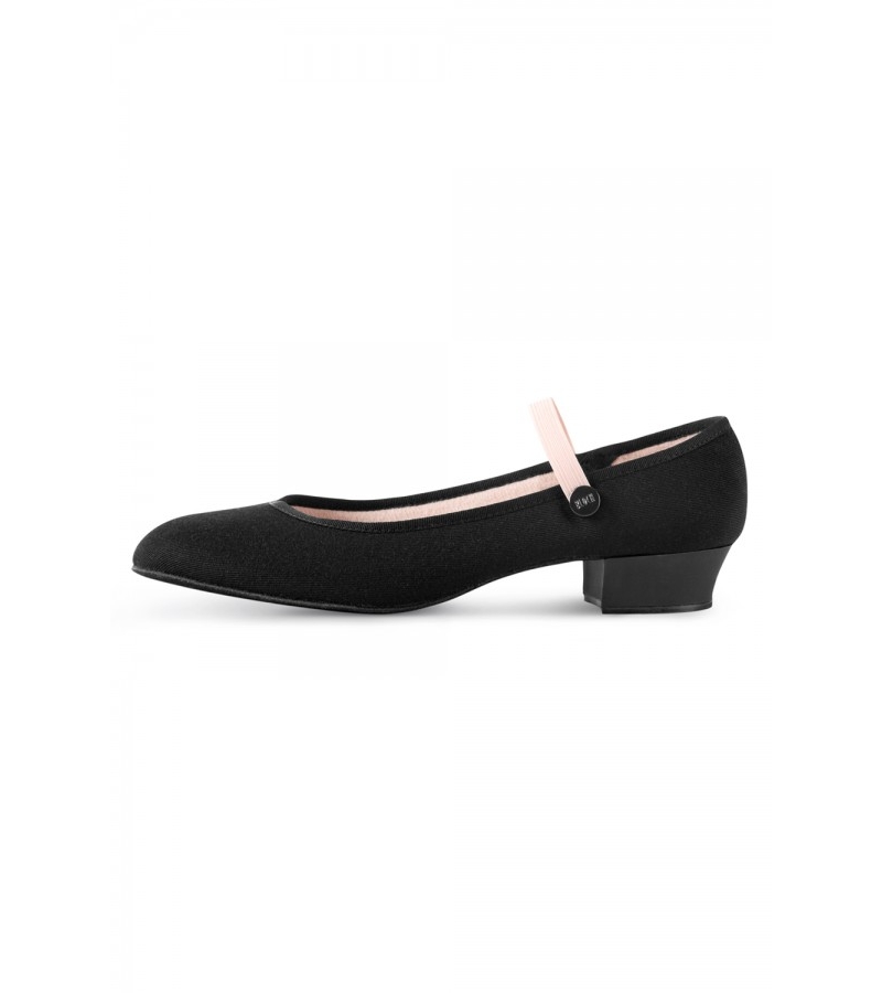 bloch low heel canvas character shoe